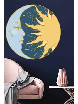 Kt Grup Boho Sun Duvar Sticker