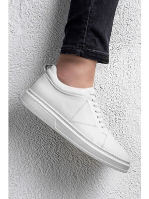 Ducavelli Correndo Erkek Deri Sneaker, Bağcıklı Sneaker, Deri Sneaker, Erkek Sneaker