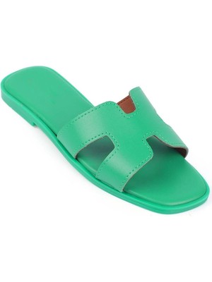 Şamlı Store Cilt Halsey Kadın Terlik