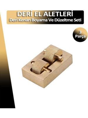 Dopar Deri Kenarı Boyama Düzeltme Seti 2’li Paslanmaz Çelik