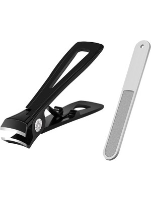 Chavin Siyah Büyük Ekstra Geniş Çeneli Tırnak Makası Törpü Set CIN360SY-T