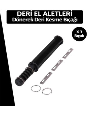 Dopar Dönerek Deri Kesme Bıçağı