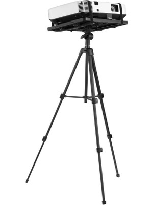 Codegen COD-SP20 Tripod Ayaklı Projeksiyon Standı Mat Siyah Renkli Hafif Alüminyum Tasarım