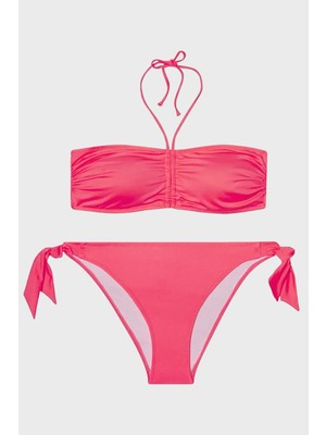 Slipstop Neon Kolay Kuruyan Uv Korumalı Bağlamalı Bikini Bayan Bikini SM22140029