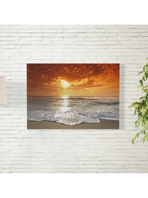 Reysa Tasarım Denizde Gün Batımı Posteri 35X50 cm