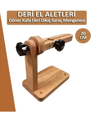Dopar Döner Başlıklı Deri Saraç Dikişi Mengenesi Deri El Aleti