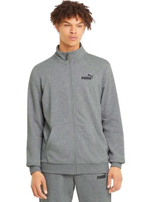 PUMA ESS Track Jacket 586696-03 ERKEK Siyah Sweatshirt