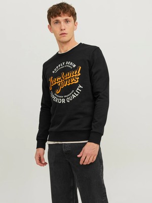 Jack & Jones Erkek Bisiklet Yaka Sweatshirt - 12236177