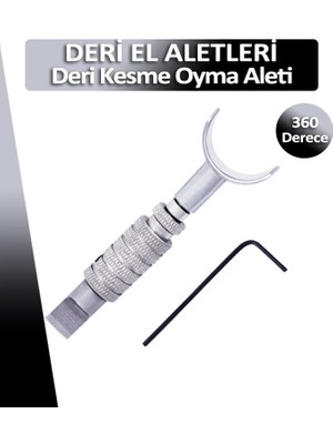 Dopar Deri Oyma Kesme Bıçağı 360 Derece Deri El Aleti