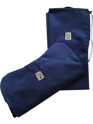Bag The Joy Ahşap Katlanır Kamp Sandalyesi Yedek Kılıf ve Çanta - Lacivert