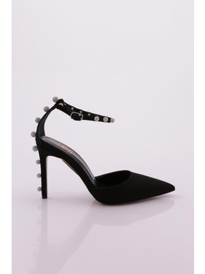 DGN 5159 Taş Detayli Topuklu Ayakkabi