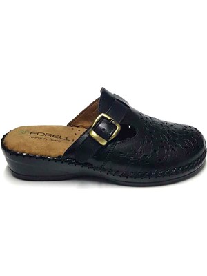 Forelli Cary-H Anatomik Deri Siyah Terlik 80625