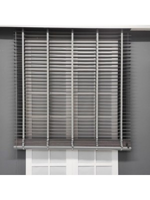 Wooden Blinds %100 Doğal Ahşap Jaluzi Perde 50mm, Alüminyum Kasalı Yüksek Kaliteli - Kurdelalı