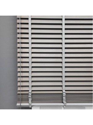 Wooden Blinds %100 Doğal Ahşap Jaluzi Perde 50mm, Alüminyum Kasalı Yüksek Kaliteli - Kurdelalı