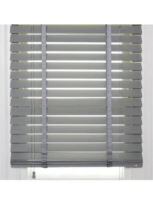 Wooden Blinds %100 Doğal Ahşap Jaluzi Perde 50mm, Alüminyum Kasalı Yüksek Kaliteli - Kurdelalı