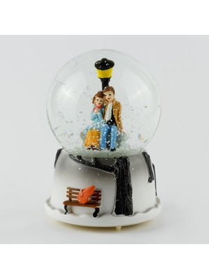 Feryal Seninle Bir Ömür Pilli Müzikli Işıklı Kar Küresi (Orta Boy)