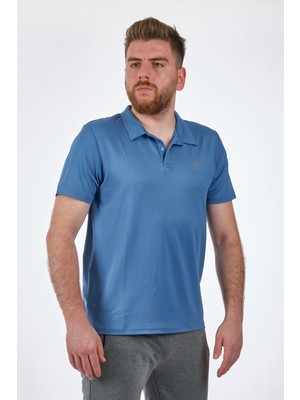 Lumberjack Polo Yaka Regular Fit Havacı Mavi Erkek T-Shirt 2SCT6253FX