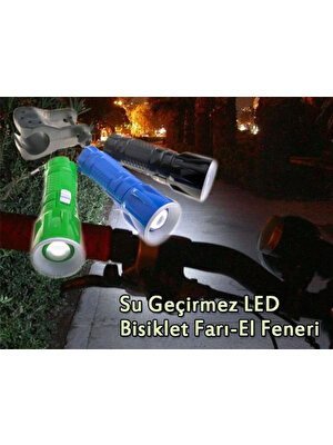 What For Bisikletim Için Sızdırmaz LED Bisiklet Farı-El Feneri