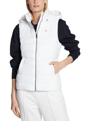 Tommy Hilfiger Tommy Hilfigertjw Basıc Hooded Vest Kadın Yelek