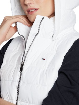 Tommy Hilfiger Tommy Hilfigertjw Basıc Hooded Vest Kadın Yelek