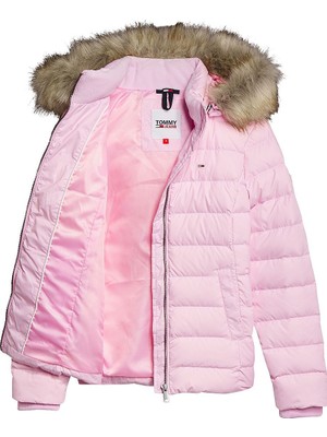 Tommy Hilfiger Tjw Basıc Hooded Down Kadın Montu