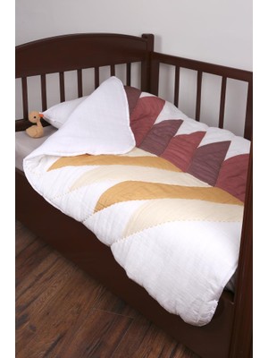 Luckka %100 Pamuk Çocuk Müslin Yorgan - El İşlemeli 100x150 cm - ZTD200