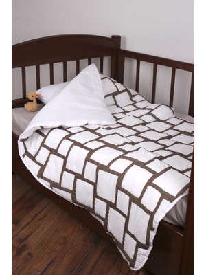 Luckka %100 Pamuk Çocuk Müslin Yorgan - El İşlemeli 100x150 cm - ZTD200