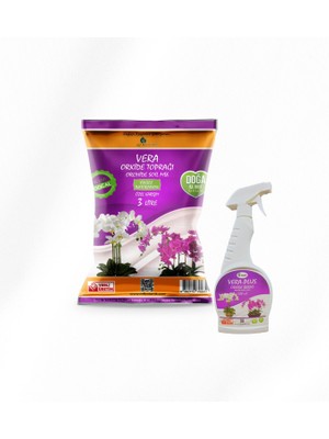 Mf Botanik Vera Orkide Özel Sıvı Besini 500 ml ve Orkide Toprağı Seti