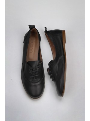 Bueno Shoes Siyah Deri 01 WY6003 Kdn Ayk 01WY6003