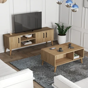 Set 1586-2076 Exxen Tv Ünitesi + Exxen Orta Sehpa - Sepet Rengi