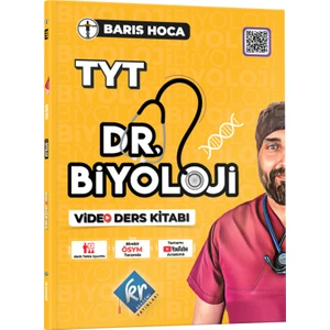Kr Akademi Yayınları Barış Hoca TYT Dr. Biyoloji Video Kamp Defteri