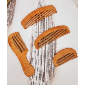 Doğal Ağaç Ahşap Tarak Seti 4'lü