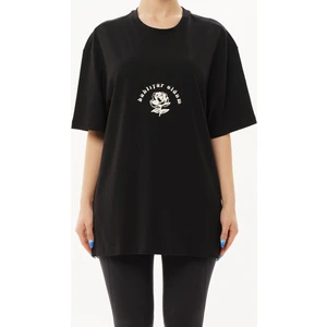 Derneği Hayat Dokunmayla Başlar - Siyah Oversize Unisex T-shirt