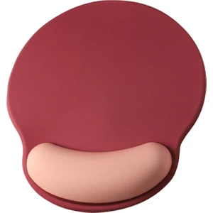 Şeker Renkli Mouse Pad, Jel Bilek Destekli, Bordo (Yurt Dışından)