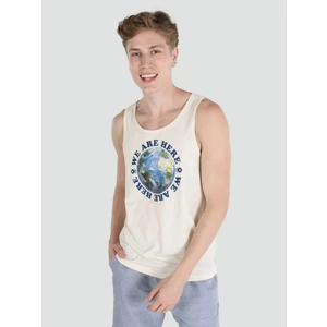 Regular Fit   Erkek Ekru Atlet