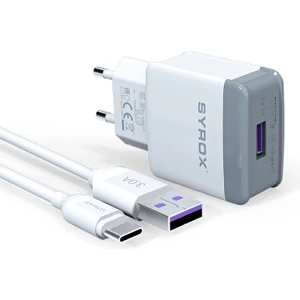 Reeder P13 Blue Uyumlu Type-C Girişli 3.0 Amper Adaptör+Kablo Şarj Aleti Seti _Q32