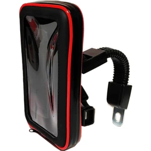 USB Bağlantılı Su Geçirmez Motosiklet Telefon Tutacağı 5.5" ve 6.3" Tüm Modellerle Uyumlu