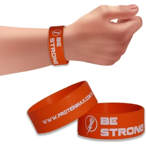 Turuncu Be Strong Silikon Bileklik