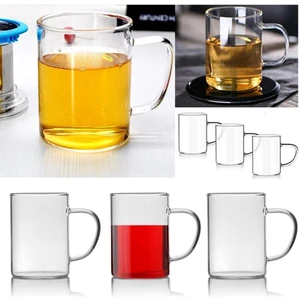 Mother Kitchen 3 Adet Borosilikat Isıya Dayanıklı Termisil Cam Kupa Bardak