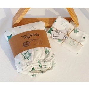 Tiny Plans Lastikli Bebek Çarşaf - Yastık Kılıfı Takımı 70X110 cm