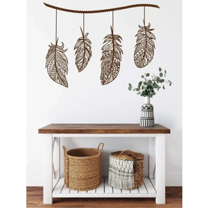 Kt Grup Boho Kuş Tüyleri Duvar Sticker