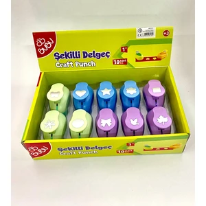 Şekilli Delgeç 10 'lu ( 1 Paket ) Delme Alanı Çapı 2.2cm