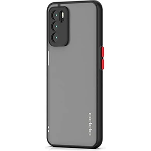 Oppo A16 Kılıf Mat Parmak Izi Yapmaz Kamera Korumalı Renkli Tuşlu Sert Silikon