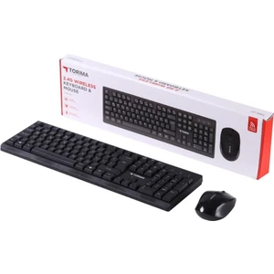 Tmk-01 2.4ghz Kablosuz Q Klavye ve Mouse Seti Siyah