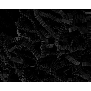 Roco Paper Co. Zigzag Kırpık Kağıt – Siyah – 1000GR Kutu Içi Süsleme – Kırpıntı Zigzag Z Kağıt