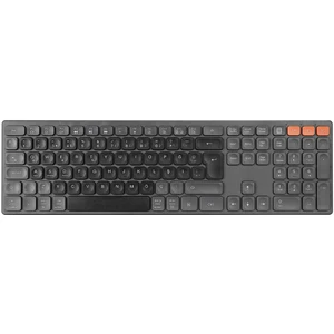 KB-2610 Siyah/gri 2.4g+Bt1+Bt2 Üçü Bir Arada 3 In 1 Q Kablosuz Klavye