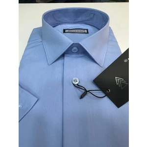 Geniş Kesim Ütü Tutan Kısa Kollu Dacron Poplin Gömlek