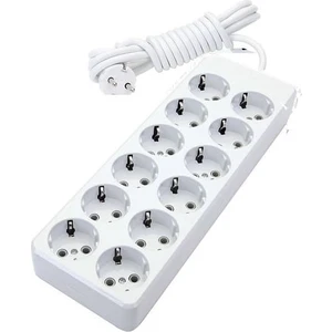 Topraklı Grup Priz 12'li 3 Mt Kablolu (3x1,5)