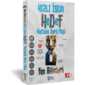 İSEM Yayıncılık 2024 Hızlı Hedef 8. Sınıf Fen Bilimleri Haftalık Ders Föyü