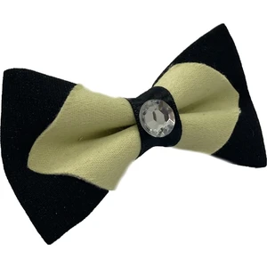 Jr. Gentleman Bebek & Çocuk Siyah Bej Renk 1-7 Yaş Lastikli Papyon